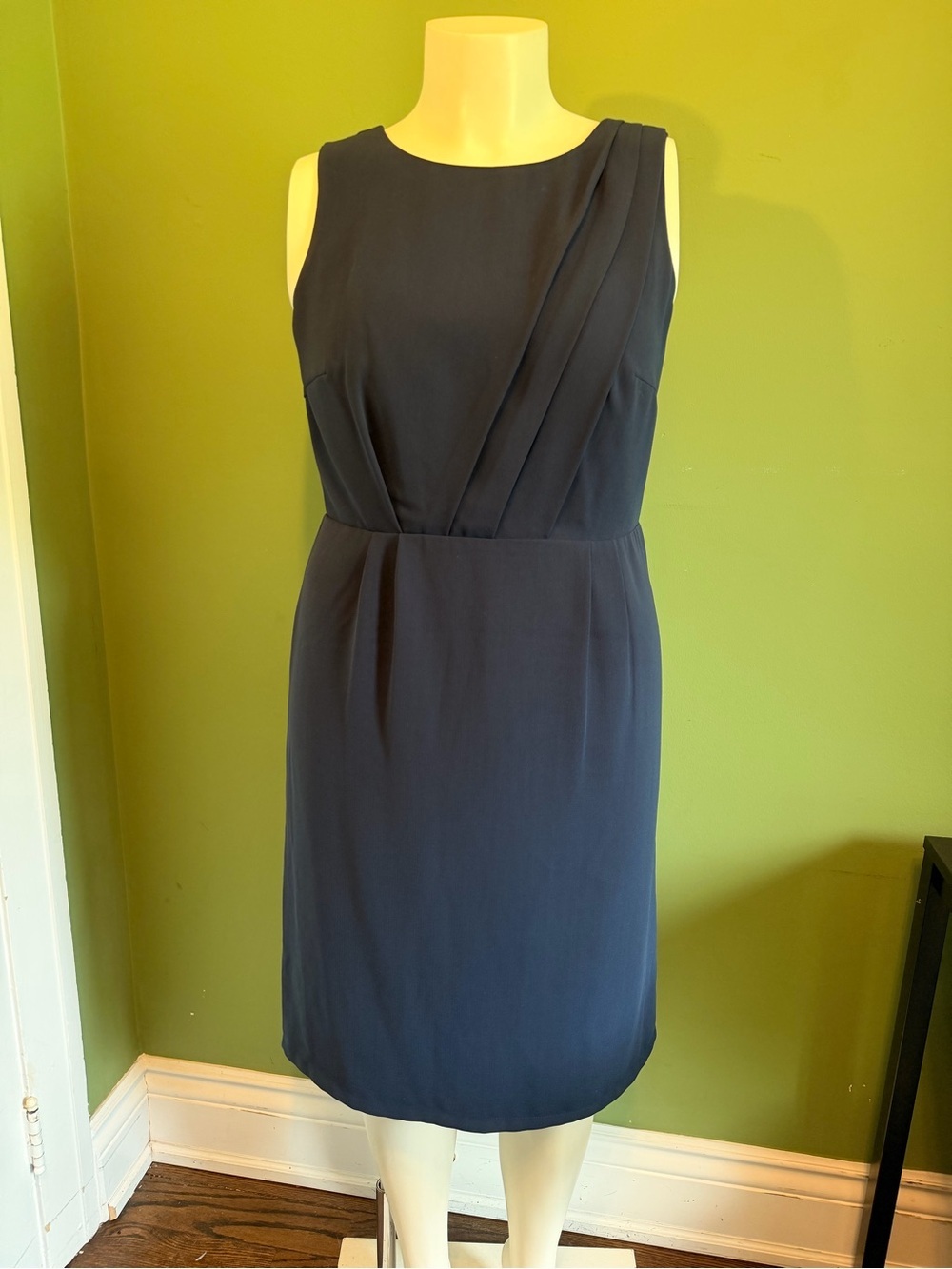 ESPIRIT CollectClassic Navy Sleeveless Sheath Dress size 10